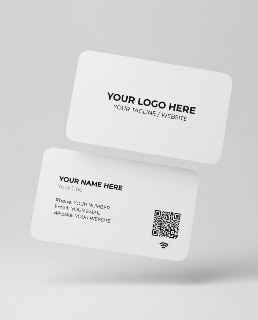 Google reviews for local businesses tap business card
