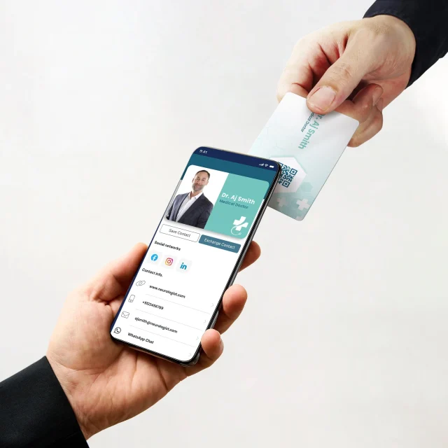 Google Review NFC Keychain tap business card